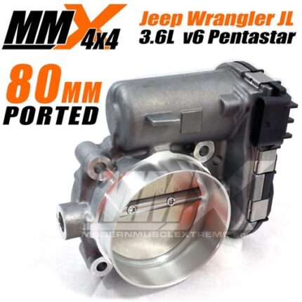 2018-2023 Jeep Wrangler JL 3.6L 80mm Ported Throttle Body by MMX4x4 - Modern Muscle Xtreme