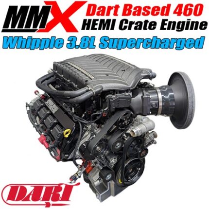 460CI 3.8 Whipple Supercharged HEMI Crate Engine by MMX - Modern Muscle Xtreme