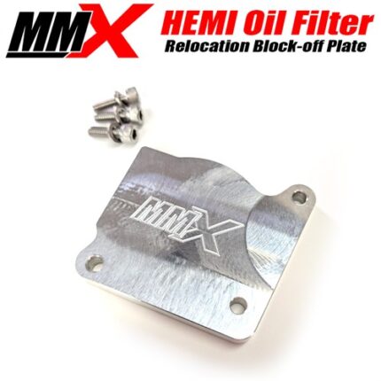 HEMI Oil Filter Relation Blockoff Plate by MMX - Modern Muscle Xtreme