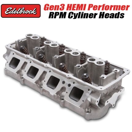 Edelbrock Performer RPM HEMi Heads Featuring MMX Proprietary CNC Porting and Assembly - Modern Muscle Xtreme