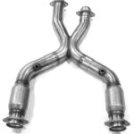 هدرز Kooks Headers - 3" x 2-1/2" Catted X-Pipe. 1999-2004 Mustang. Requires Kooks Headers.