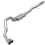 نظام عادم Kooks Headers - 3-1/2" SS Side Exit KRT Cat-Back w/SS Tips. 2019-2020 GM Truck 6.2L.