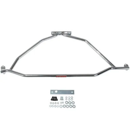 قطعة تعليق ومنظومة دفع BBK Performance - Ford Mustang Strut Tower Brace Powder Coated Chrome Finish 86-93