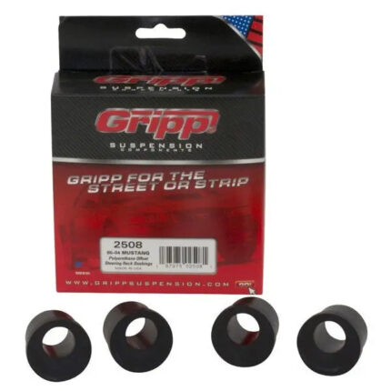 قطعة تعليق ومنظومة دفع BBK Performance - Ford Mustang Offset Steering Rack Bushing Kit Polyurethane 86-04