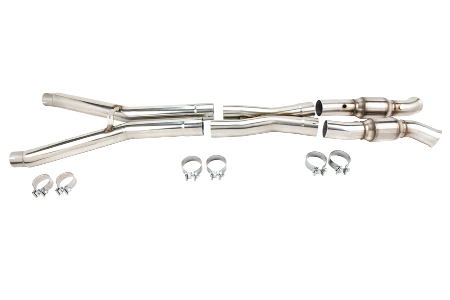 3" SS GREEN Catted X-Pipe. 2009-2013 Corvette 6.2L. Connects to OEM. 3" SS GREEN Catted X-Pipe. 2009-2013 Corvette 6.2L. Connects to OEM.