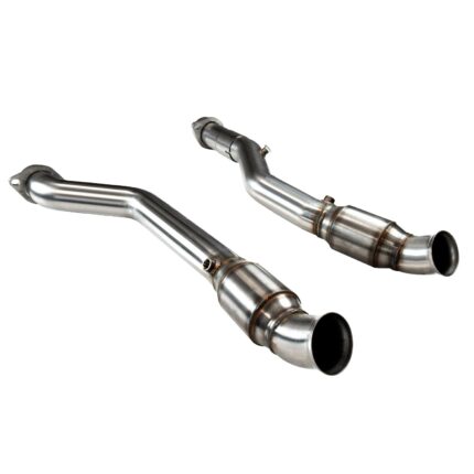 أنابيب توصيل العادم Kooks Headers - 3" SS GREEN Catted OEM Connections.  2011-2021 WK2 Jeep & 2011-2026 Durango 5.7L