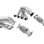 3" High Output GREEN Catted OEM Connections. 2020+ Chevrolet Corvette C8.