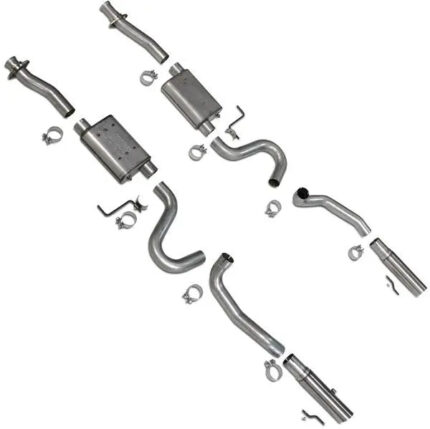 قطعة نظام عادم BBK Performance - Ford Mustang Varitune Cat Back Exhaust Kit 86-04