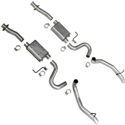 قطعة نظام عادم BBK Performance - Ford Mustang GT Varitune Cat Back Exhaust Kit 87-93