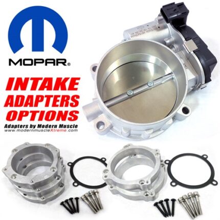 Hellcat Throttle Body Adapter For 5.7L 6.1L and 6.4L HEMI Intakes by MMX - Modern Muscle Xtreme