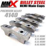 HEMI Billet Main Caps- 4140 Sold by MMX - Modern Muscle Xtreme