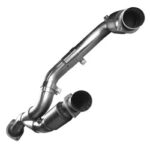 أنابيب توصيل العادم Kooks Headers - 3" SS Catted Y-Pipe. 2009-2010 GM Truck 6.2L. Connects to OEM.