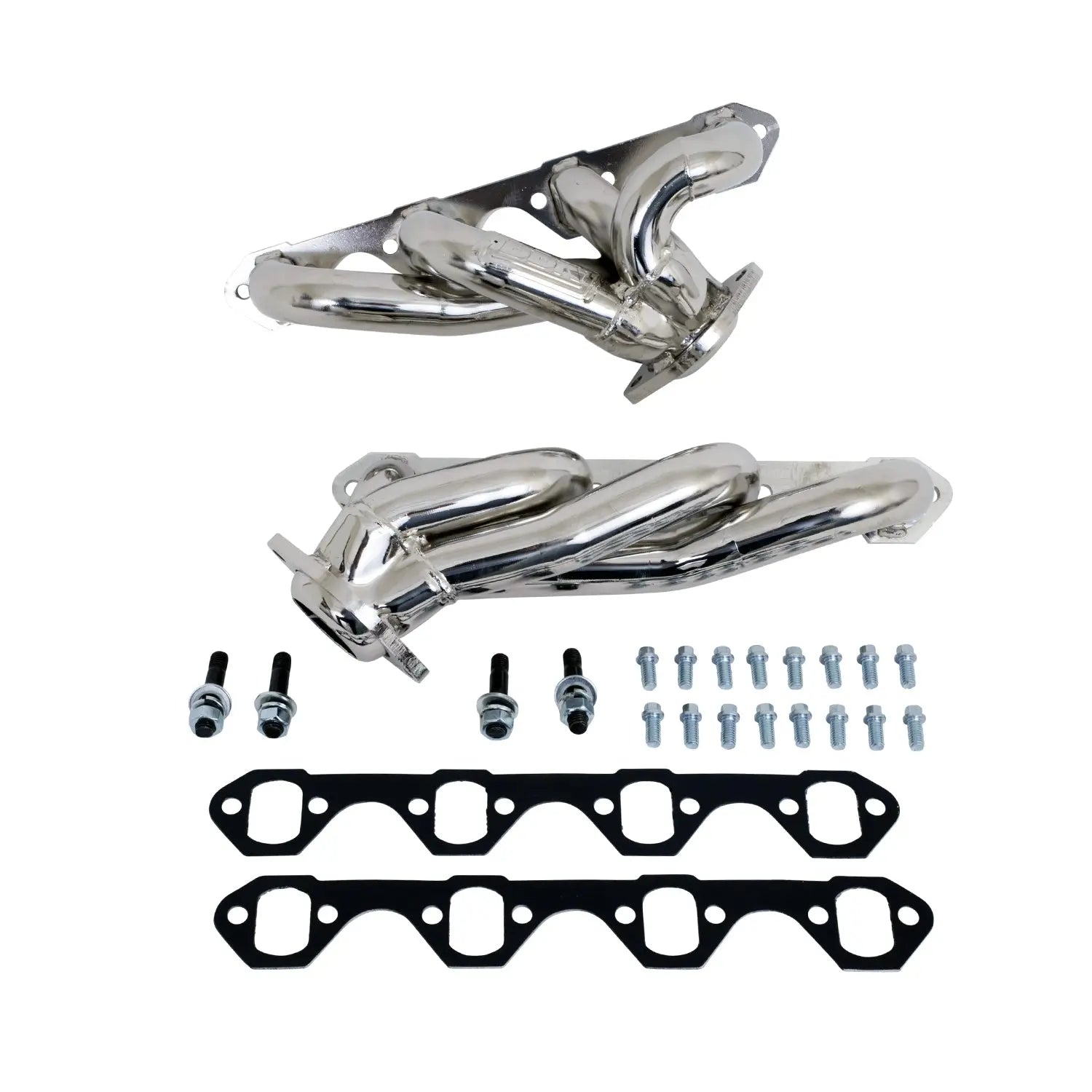 قطعة نظام عادم BBK Performance - Ford F150 302 5.0 1-5/8 Shorty Exhaust Headers Polished Silver Ceramic 87-95 قطعة نظام عادم BBK Performance - Ford F150 302 5.0 1-5/8 Shorty Exhaust Headers Polished Silver Ceramic 87-95