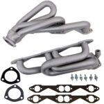قطعة نظام عادم BBK Performance - Chevrolet GM Truck SUV 5.0 5.7 1-5/8 Shorty Exhaust Headers Titanium Ceramic 96-99
