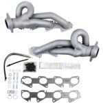 قطعة نظام عادم BBK Performance - Dodge Ram 1500 Truck 5.7 1-3/4 Shorty Exhaust Headers Titanium Ceramic 19-24