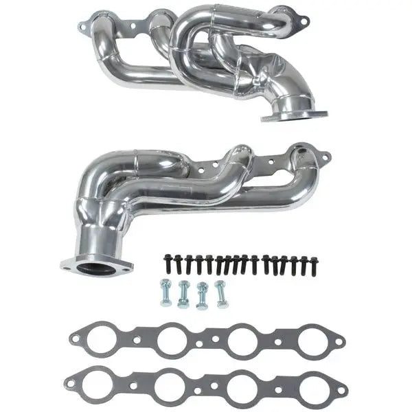 قطعة نظام عادم BBK Performance - Chevrolet Camaro SS 1-3/4 Shorty Exhaust Headers Polished Silver Ceramic 10-15 قطعة نظام عادم BBK Performance - Chevrolet Camaro SS 1-3/4 Shorty Exhaust Headers Polished Silver Ceramic 10-15