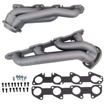 قطعة نظام عادم BBK Performance - Dodge Challenger Charger 5.7 Hemi 1-3/4 Shorty Exhaust Headers Titanium Ceramic 09-24