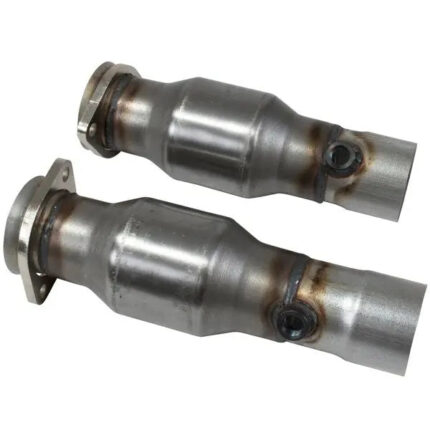 قطعة نظام عادم BBK Performance - Chevrolet Camaro SS 6.2 LT1 2-3/4 High Flow Converter Kit For BBK 4044 Long Tube Headers