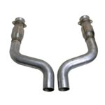 Dodge Challenger Charger Hemi 5.7 1 3/4 Long Tube Exhaust Headers Polished Silver Ceramic 09-24