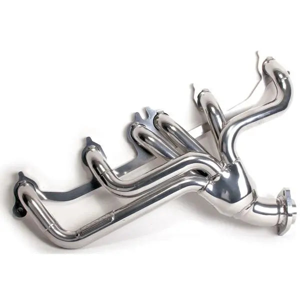 Jeep Cherokee Wrangler 4.0 1-1/2 Shorty Exhaust Header Polished Silver Ceramic 91-99 Jeep Cherokee Wrangler 4.0 1-1/2 Shorty Exhaust Header Polished Silver Ceramic 91-99