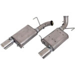 قطعة نظام عادم BBK Performance - Ford Mustang GT 5.0 Varitune Axle Back Exhaust Kit Stainless 11-14