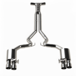 أنابيب توصيل العادم Kooks Headers - 3" SS Connection-Back ULTRA X Touring Exhaust w/SS Tips. 18-26 Mustang GT 5.0L