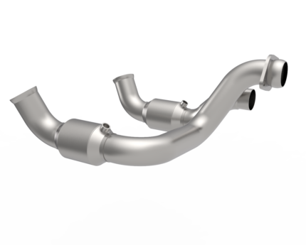 أنابيب توصيل العادم Kooks Headers - 3" SS GREEN Catted OEM Connections. 2020+ F250/F350 Super Duty 7.3L