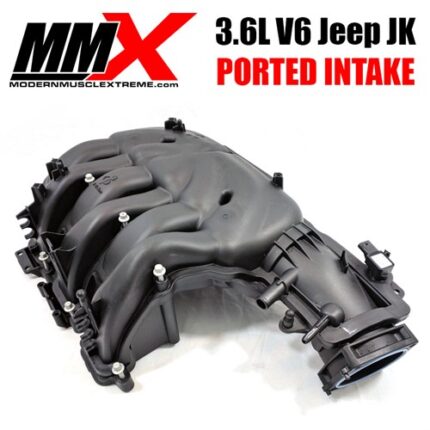 3.6L V6 Jeep JK Pentastar Ported Intake by MMX - Upper and Lower 68141333AC - Modern Muscle Xtreme