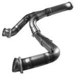 أنابيب توصيل العادم Kooks Headers - 3" SS Competition Only Y-Pipe. 2009-2013 GM Truck 4.8L/5.3L. Connects to OEM.