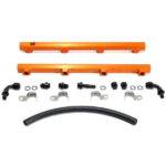 قطعة نظام وقود BBK Performance - Dodge Challenger Charger 300C Magnum 5.7 and 6.1 Hemi High Flow Billet Aluminum Fuel Rails 05-14