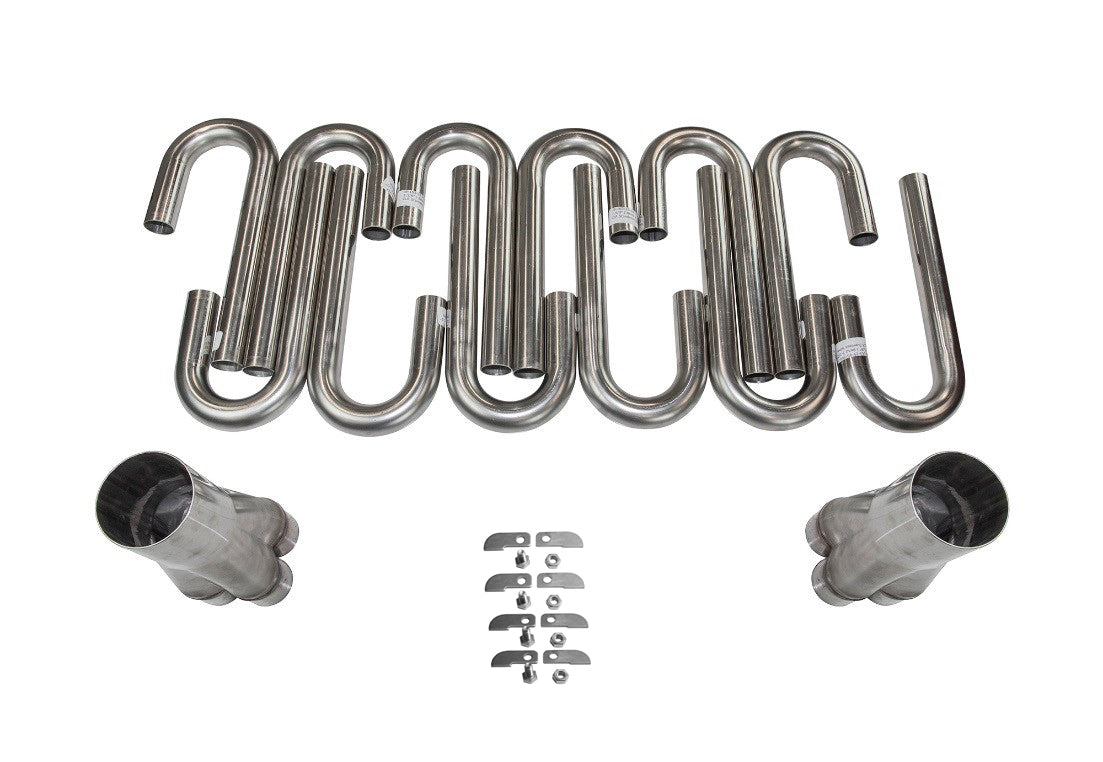 هدرز Kooks Headers - 2-1/8" x 4" 304 Stainless Steel Header Weld Up Custom Header Kit هدرز Kooks Headers - 2-1/8" x 4" 304 Stainless Steel Header Weld Up Custom Header Kit
