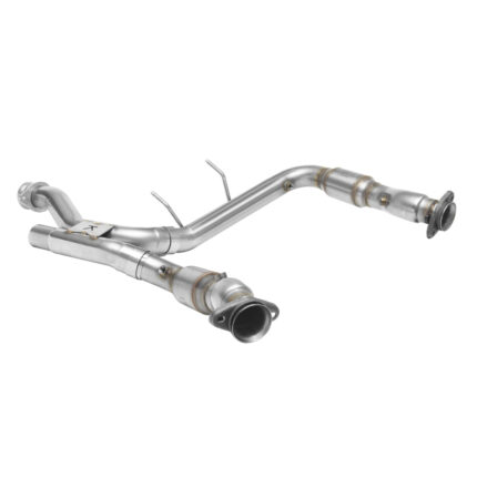 أنابيب توصيل العادم Kooks Headers - 3" SS GREEN Catted Turbo Down Pipes. 2017-2020 F150 Raptor EcoBoost.