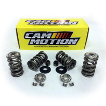 نوابض ومكونات الصمامات | Cam Motion - LS Premium .750" Street/Strip Dual Spring Kit With Titanium Retainers