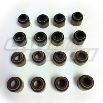 نوابض ومكونات الصمامات | Cam Motion - LS Valve Seals For Dual Valve Springs & Factory Guides, Set of 16