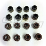 نوابض ومكونات الصمامات | Cam Motion - LS Valve Seals For Dual Valve Springs & Factory Guides, Set of 16