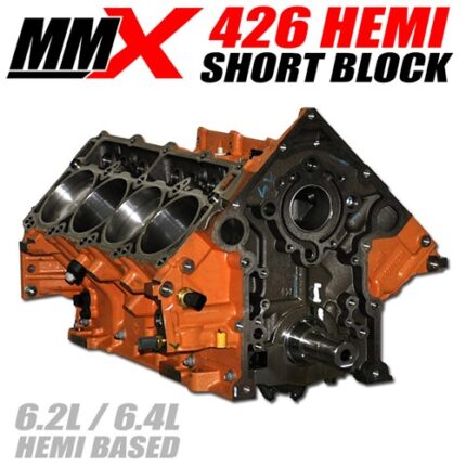 426 HEMI 1500 HP Stroker Short Block - 6.4/6.2 Based by MMX - Modern Muscle Xtreme