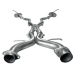 نظام عادم Kooks Headers - 3" SS Cat-Back For OEM Tips. 2012-2020 Jeep SRT/Trackhawk 6.4L/6.2L.