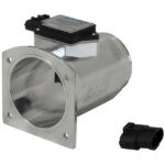 قطعة نظام وقود BBK Performance - Ford Mustang GT 5.0 76mm 24lb CAC Billet Aluminum Mass Air Meter 94-95