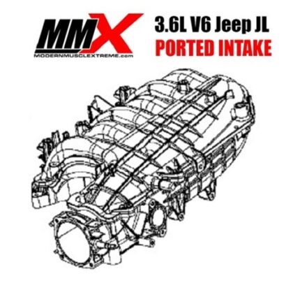 3.6L V6 Jeep JL Pentastar Ported Intake by MMX - 68241844AF - Modern Muscle Xtreme
