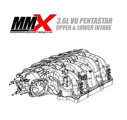 3.6L V6 Pentastar Ported Intake Manifold (EGR Equipped) by MMX - 4861970AF - Modern Muscle Xtreme