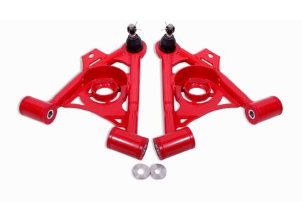 A-arms, lower, spring pocket, non-adjustable, poly, std ball joint BMR Suspension لـ Mustang 1979-1993