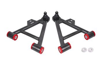 A-arms, lower, coilover, non-adjustable, poly, std ball joint BMR Suspension لـ Mustang 1979-1993