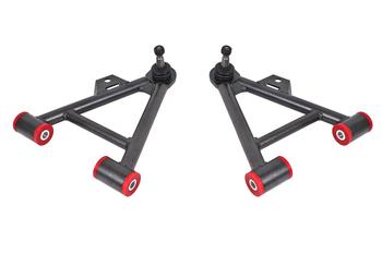 A-arms, lower, coilover, non-adjustable, poly, tall ball joint BMR Suspension لـ Mustang 1979-1993