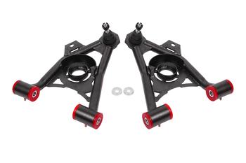A-arms, lower, spring pocket, non-adj, poly, std ball joint BMR Suspension لـ Mustang 1994-2004