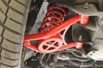 A-arms, lower, spring pocket, non-adj, poly, tall ball joint BMR Suspension لـ Mustang 1994-2004