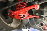 A-arms, lower, spring pocket, non-adj, poly, tall ball joint BMR Suspension لـ Mustang 1994-2004