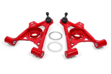 A-arms, lower, spring pocket, non-adj, poly, tall ball joint BMR Suspension لـ Mustang 1994-2004