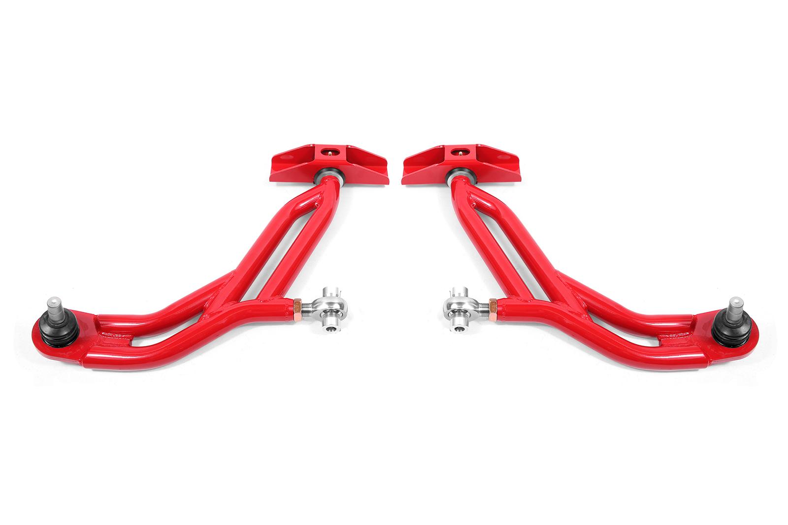 A-arms, lower, adj, delrin/rod end, 18mm std ht ball joint BMR Suspension for Shelby GT500 2007-2009 A-arms, lower, adj, delrin/rod end, 18mm std ht ball joint BMR Suspension for Shelby GT500 2007-2009