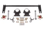 Anti-roll bar kit, rear, weld-on, hollow 1.25", w/ tailpipes BMR Suspension for Mustang 1979-2004