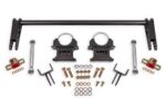 Anti-roll bar kit, rear, weld-on, hollow 1.25", w/ tailpipes BMR Suspension for Mustang 1979-2004